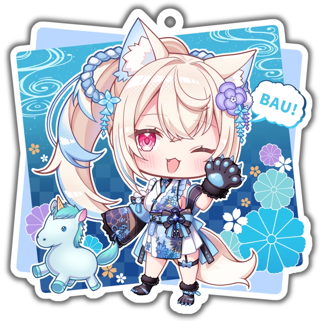 フワワ・アビスガード アクリルキーホルダー