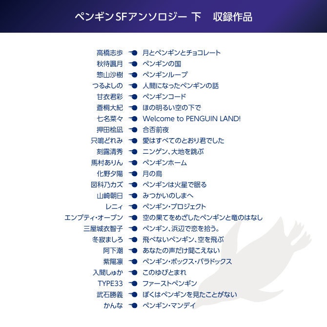 ペンギンSFアンソロジー上下巻セット