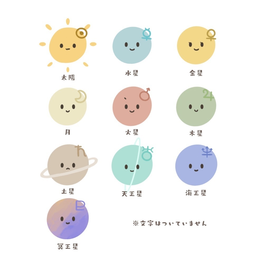 ゆるかわ天体セット