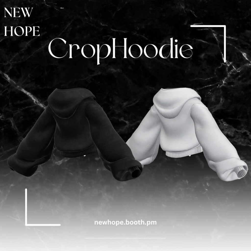 『しお対応』CROP HOODIE FOR SIO #NEWHOPE