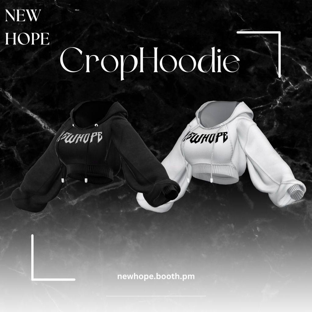 『森羅対応』CROP HOODIE FOR SHINRA #NEWHOPE