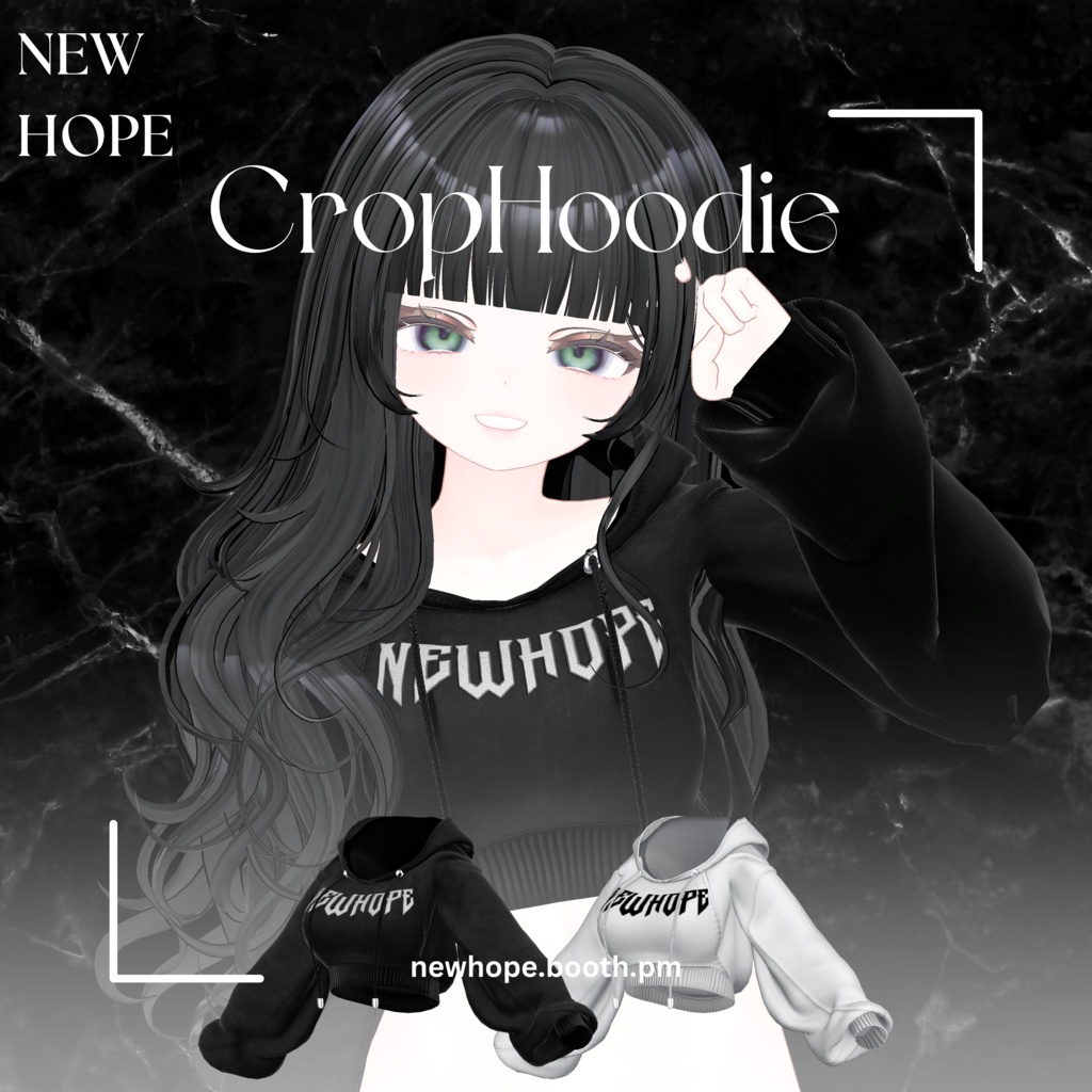 『マヌカ対応』CROP HOODIE FOR MANUKA #NEWHOPE