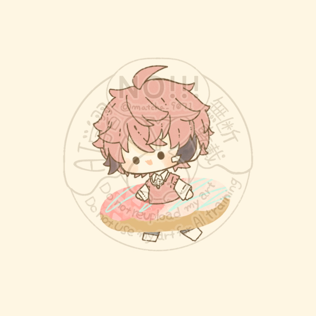 ドーナツアクリルチャーム