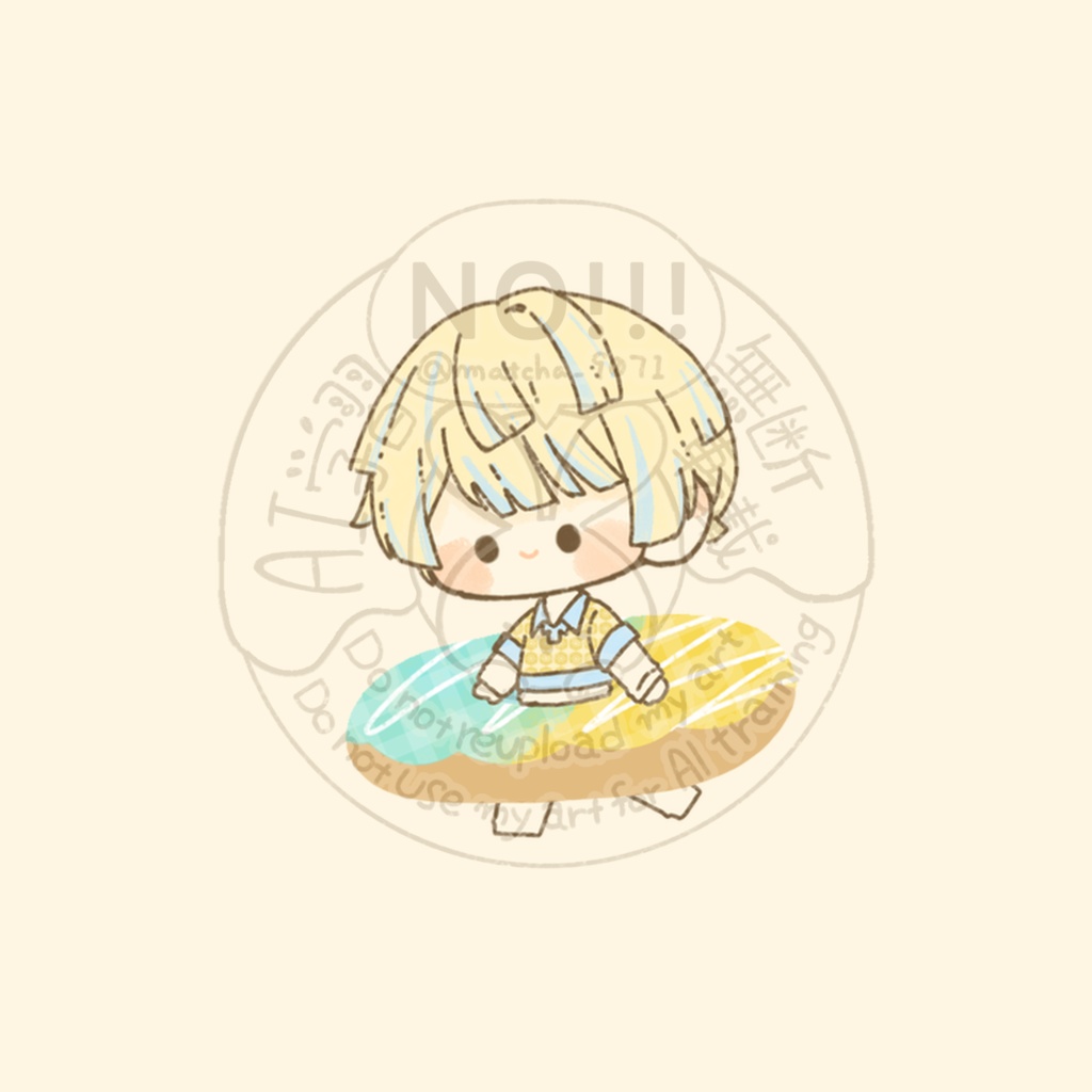 ドーナツアクリルチャーム