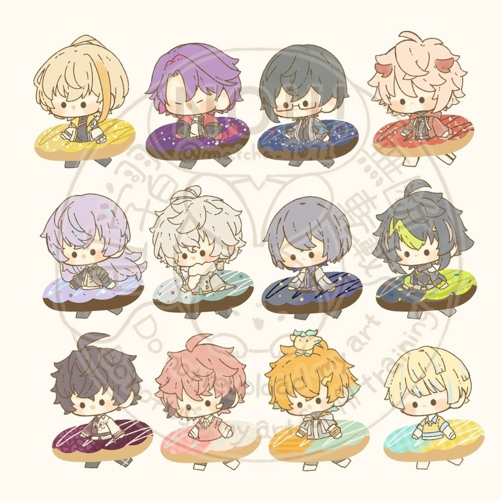 ドーナツアクリルチャーム