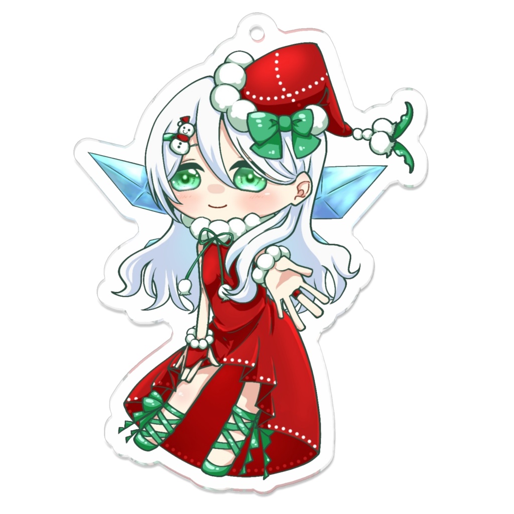 凜凛サンタのアクりるキーホルダー