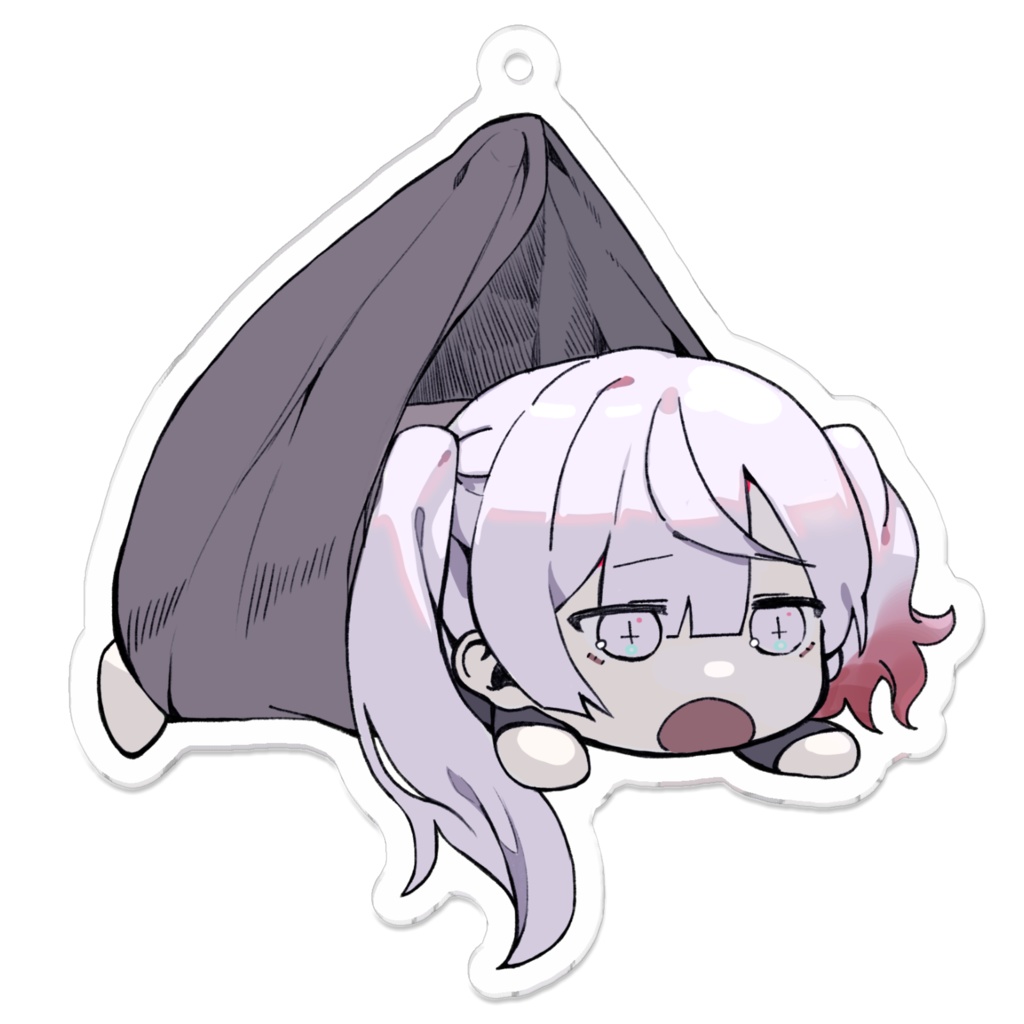 アクリルキーホルダー70 x 70 mm|ゴロゴロ・アリー