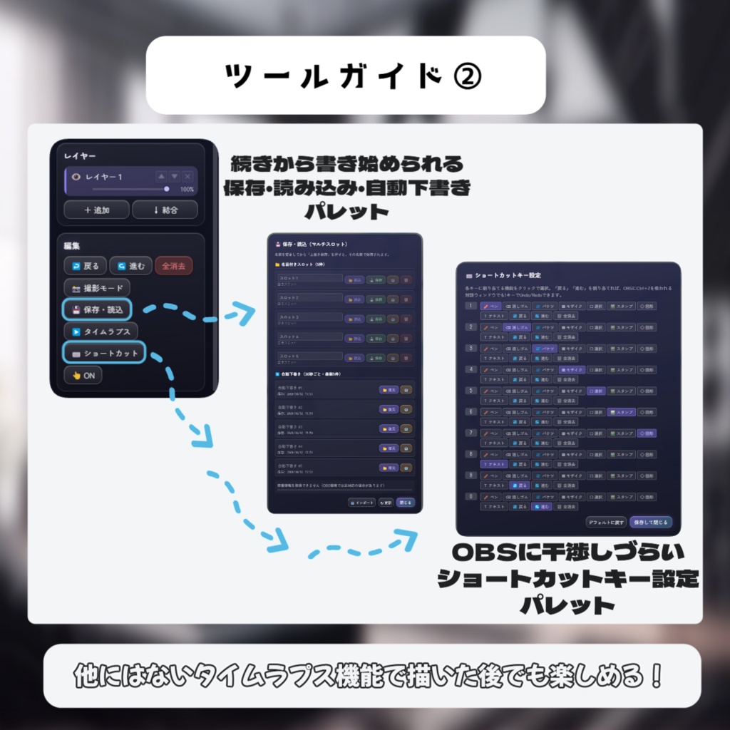 配信にはイラストしか見えない!お絵描き多機能ツール「お絵かきできる君」【OBSオーバーレイ】 リリース記念価格(2026/6/30まで)