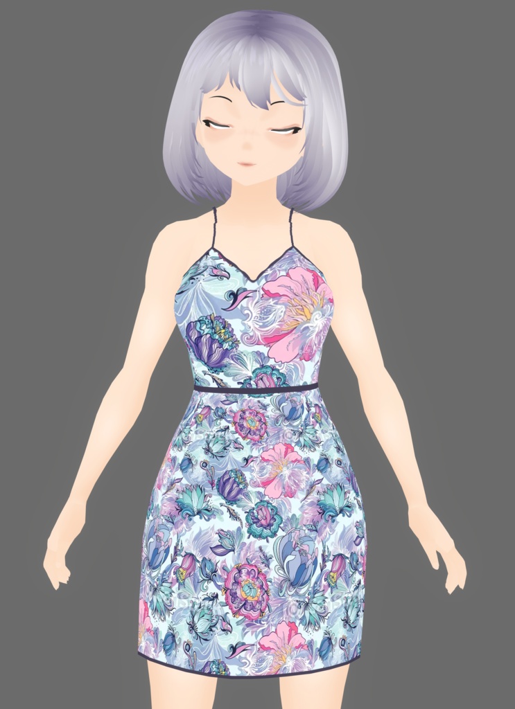 Floral Pencil Skirt Dress (BETA)