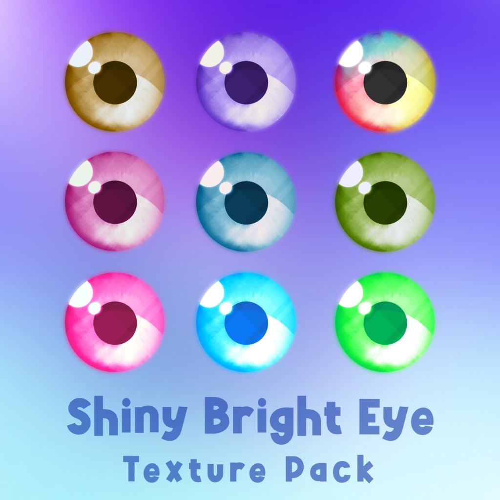 Shiny Bright Eye Texture Pack