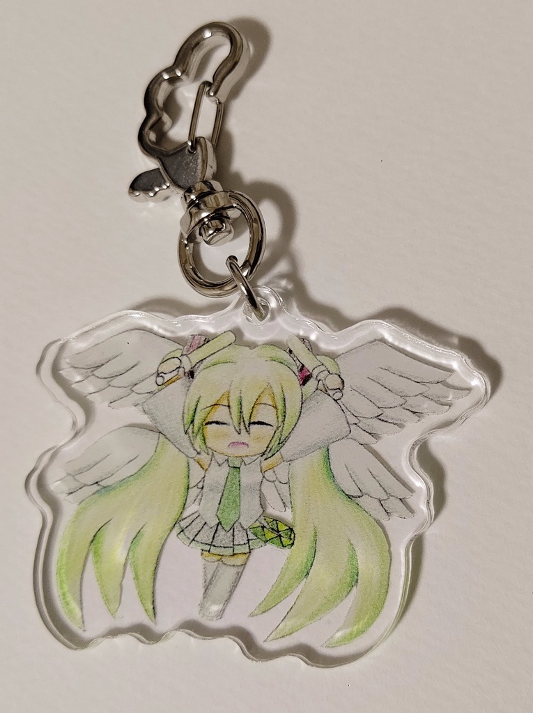 天使のミクさんアクキー