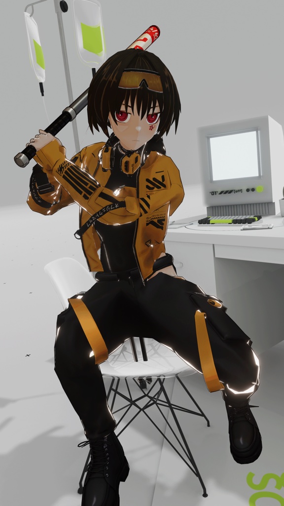 Original 3D model Hanaru(ハナル) V1(Remake)!