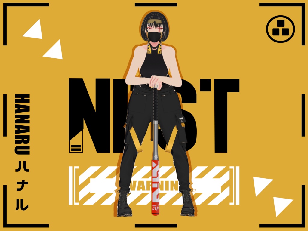 Original 3D model Hanaru(ハナル) V1(Remake)!