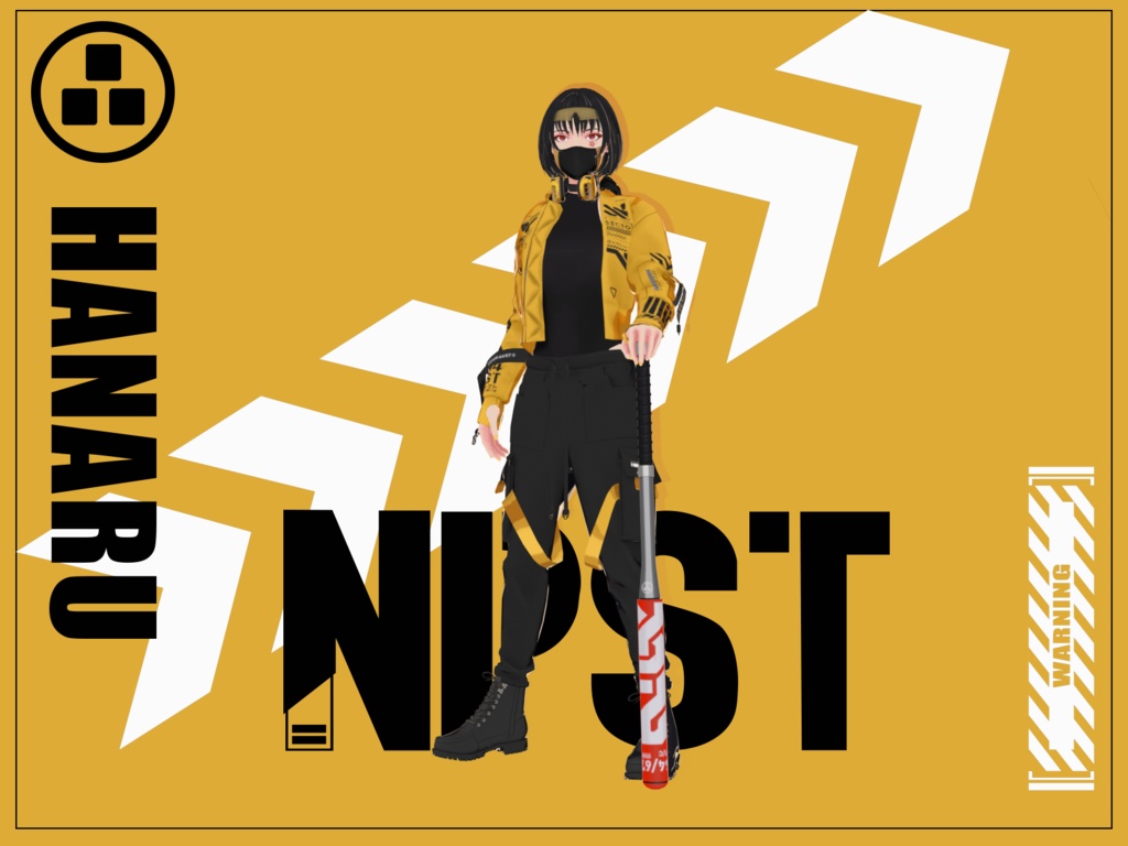 Original 3D model Hanaru(ハナル) V1(Remake)!