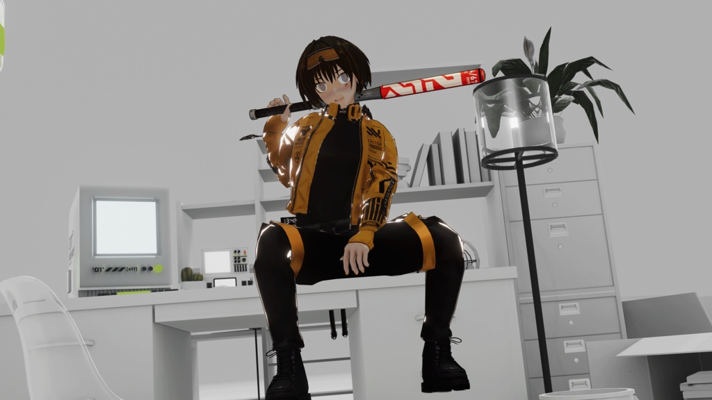 Original 3D model Hanaru(ハナル) V1(Remake)!