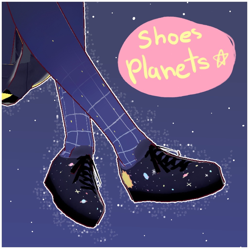 VRoid Shoes planets