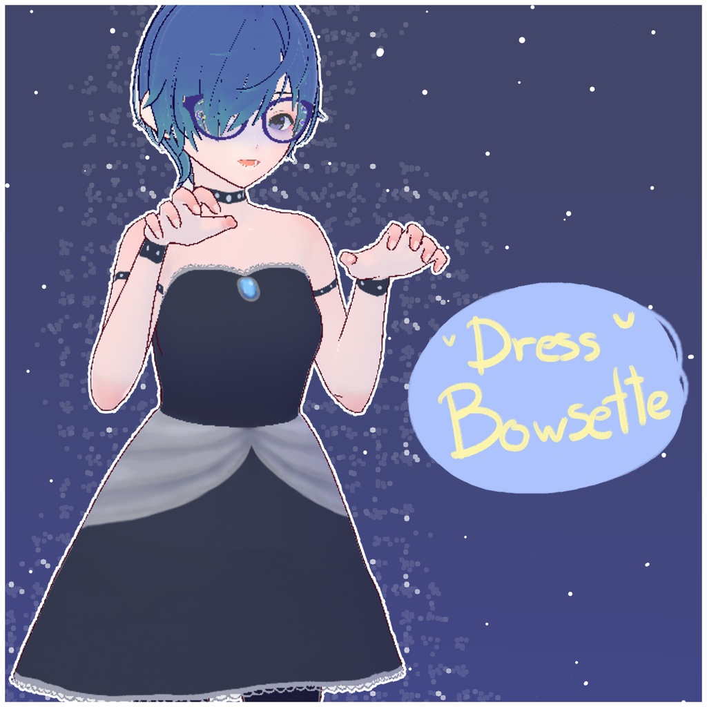 VRoid Bowsette dress