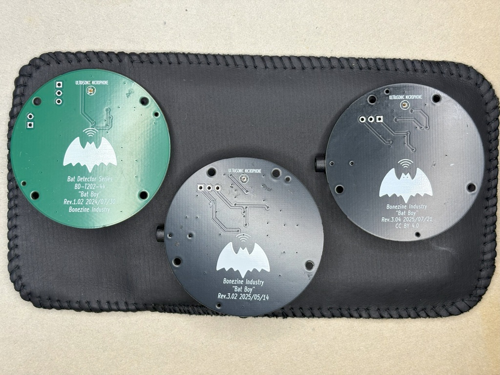 カンバッジサイズ小型バットディテクター(超音波探知機)基板キット