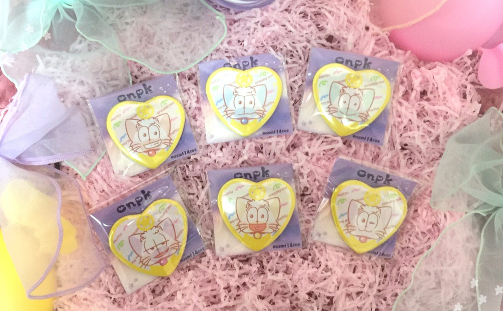 おそ松さん クリィミーハート缶バッジ