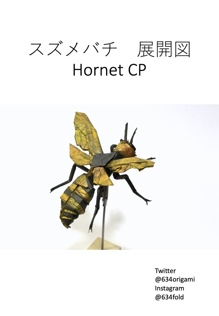 スズメバチ展開図/ Hornet CP