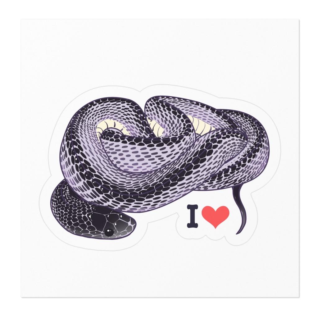 クロスサンカクヘビ🐍ステッカー