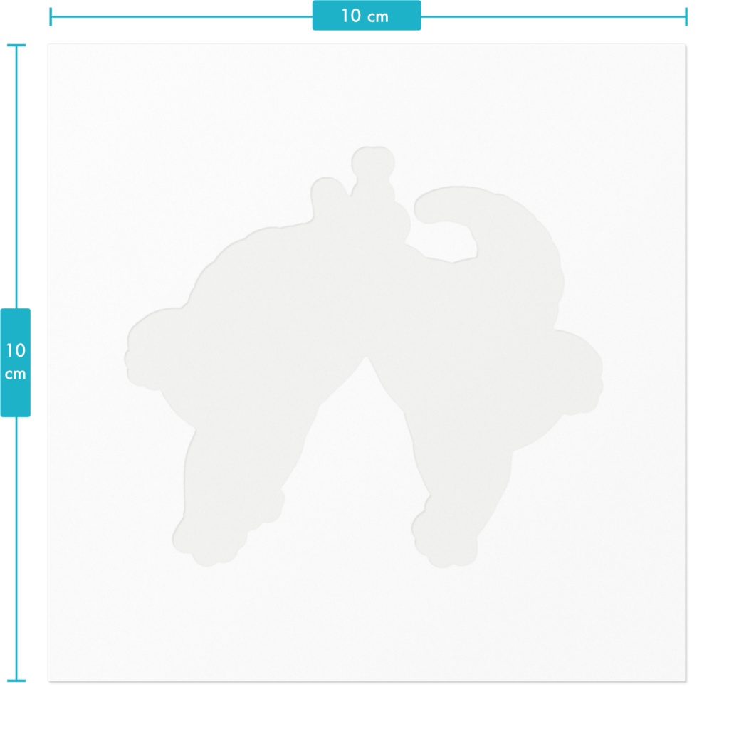 全2種【I♥️レオパ】ステッカー
