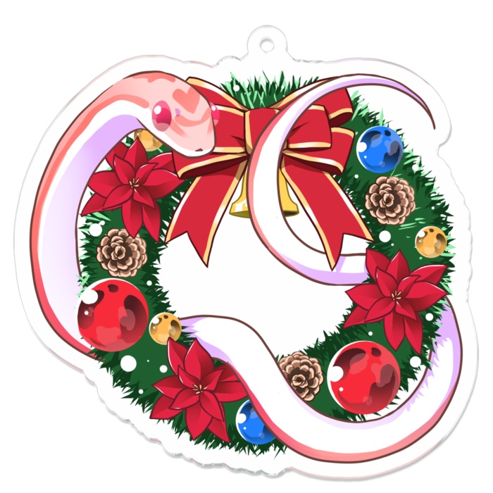 (全6種)コーンスネーク🐍【🎅クリスマスリース アクキー】