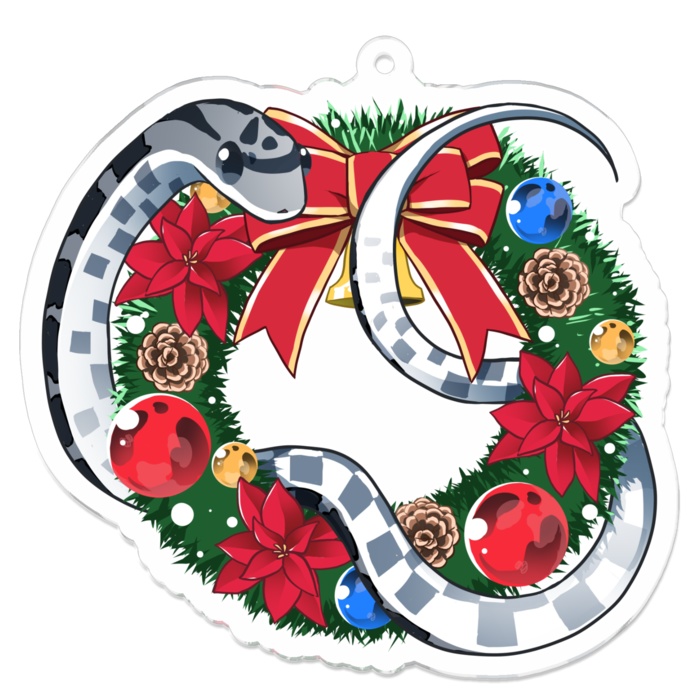 (全6種)コーンスネーク🐍【🎅クリスマスリース アクキー】