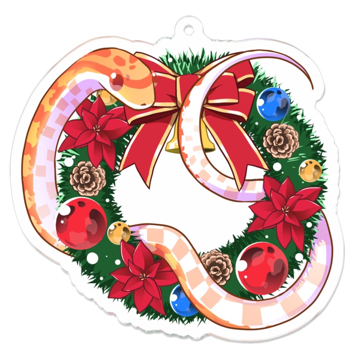 (全6種)コーンスネーク🐍【🎅クリスマスリース アクキー】