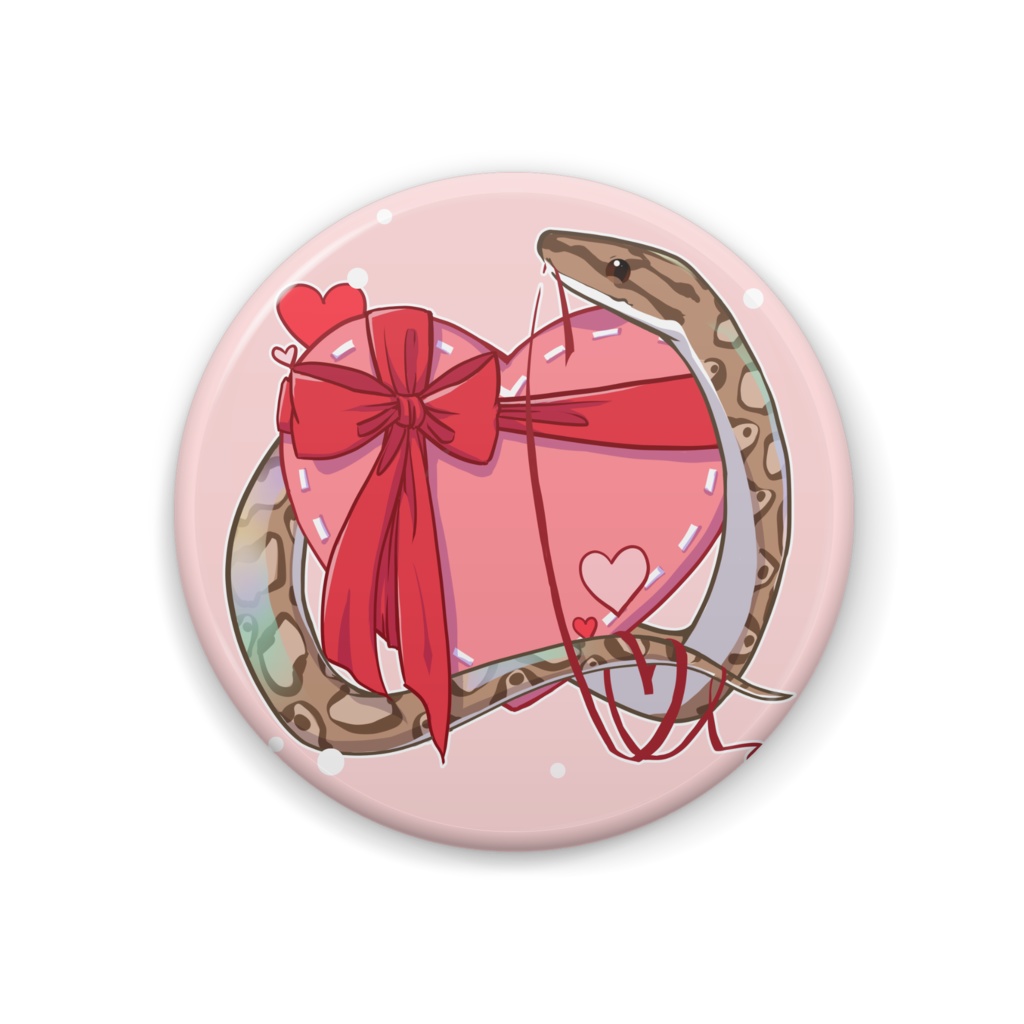 【バレンタイン缶バッジ🍫】コロニジ🐍全4種