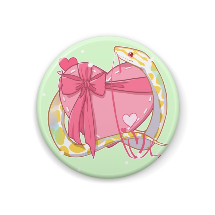 【バレンタイン缶バッジ🍫】コロニジ🐍全4種