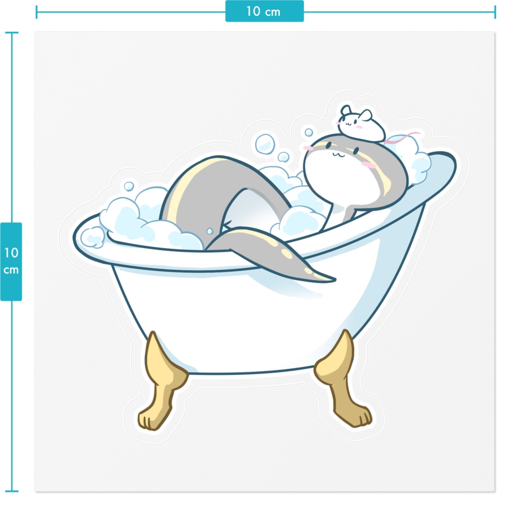全9種【バスタイム🛁】ボールステッカー