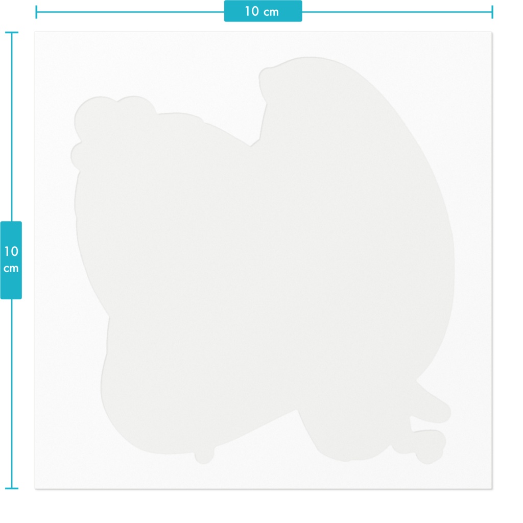 【バレンタイン🍫ステッカー】トリカラーホグノーズ