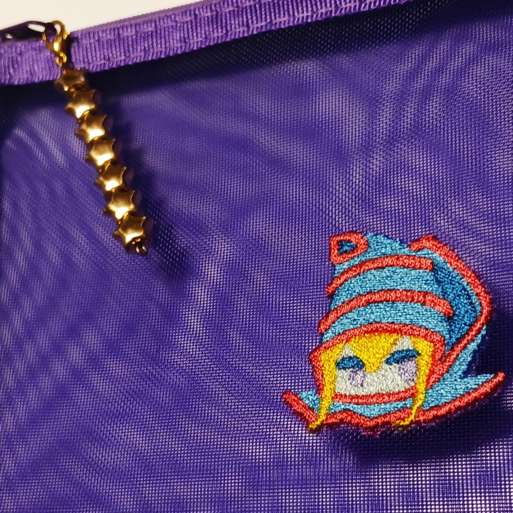 【再販分】ブラマジ刺繍メッシュポーチ