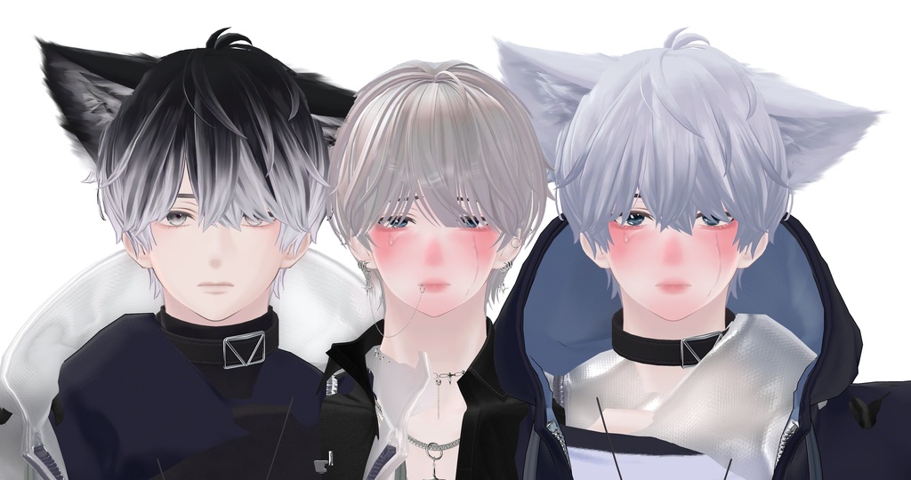 crying baby makeup & eye texture