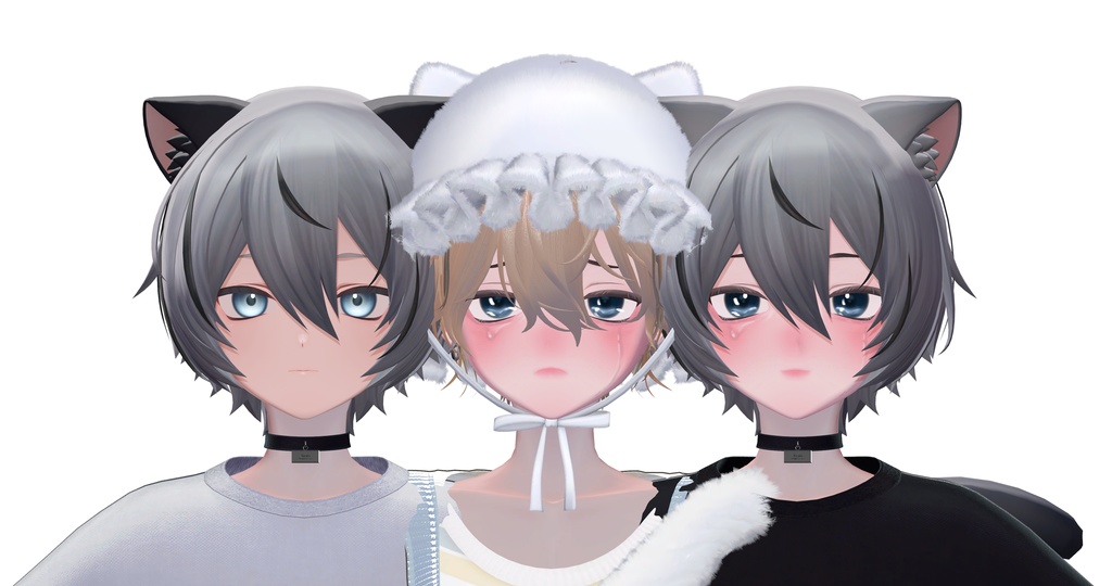 crying baby makeup & eye texture