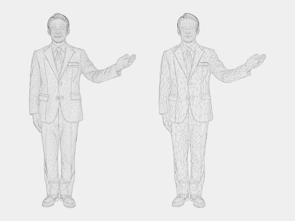 Japanese 3D People Vol.10|日本人ホテルスタッフ 3D人物 10体【建築パース・添景】FBX/OBJ/glTF/Blender