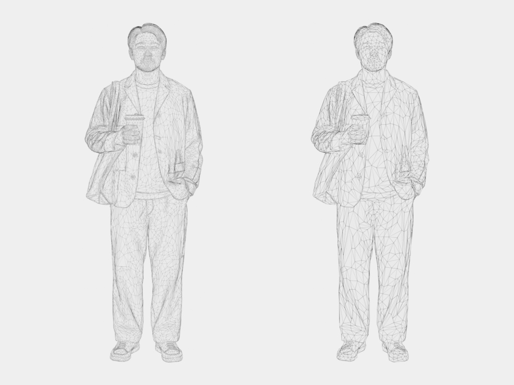 Japanese 3D People Vol.02|日本人カジュアル 3D人物 10体【建築パース・添景】FBX/OBJ/glTF/Blender