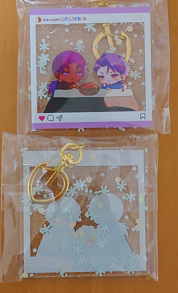 SNS風アクキー(冬)/四季アクスタ