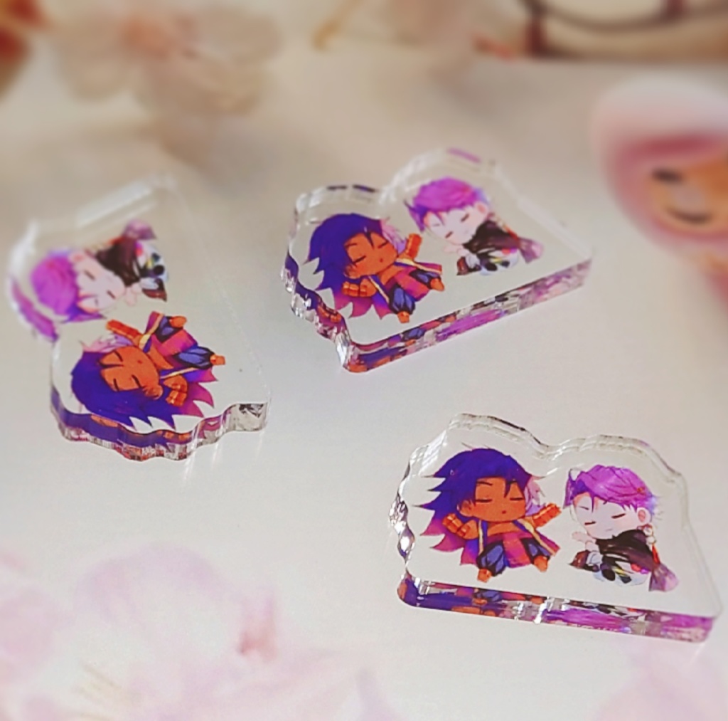 SNS風アクキー(春)/ミニタオル