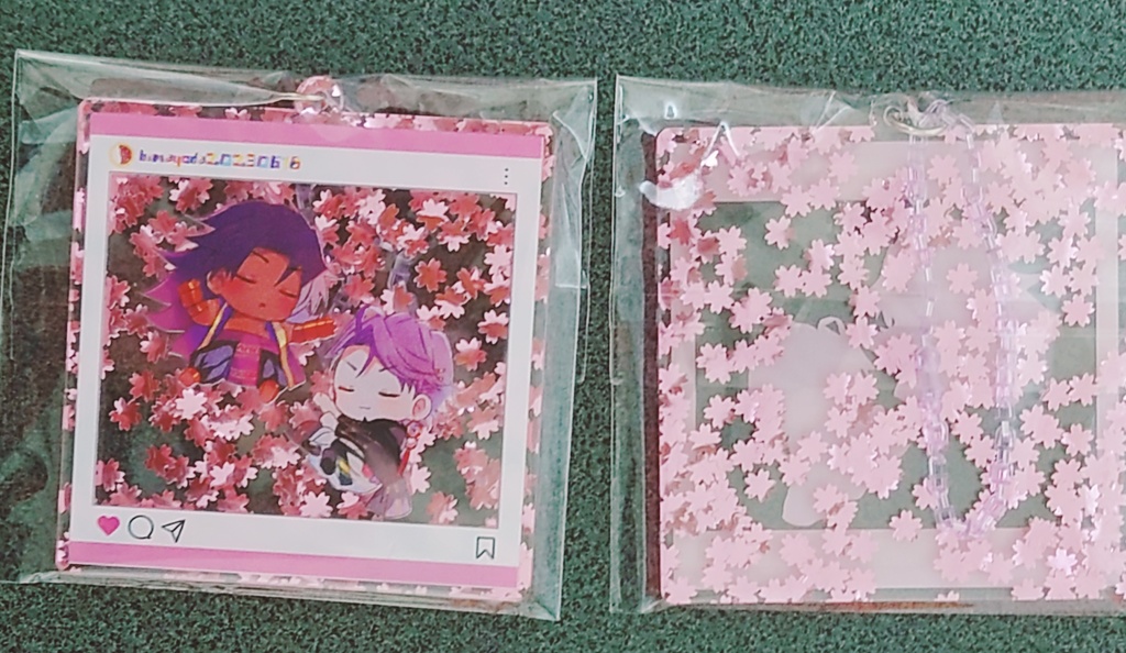 SNS風アクキー(春)/ミニタオル