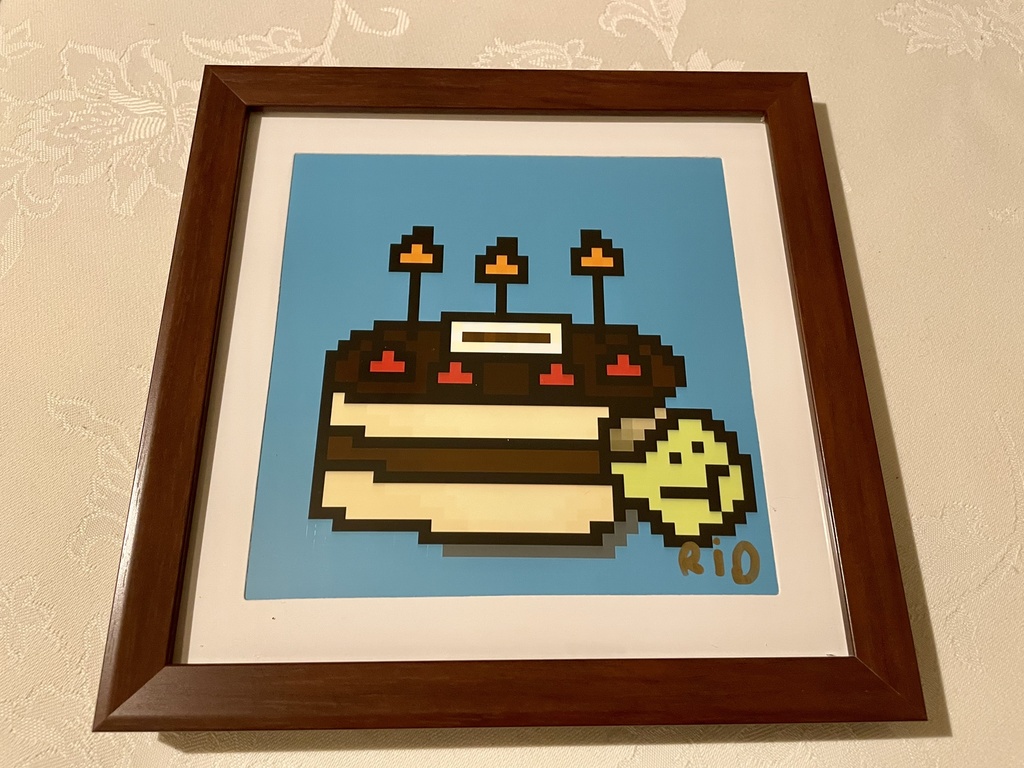 額縁アート(eat up dream! #094)