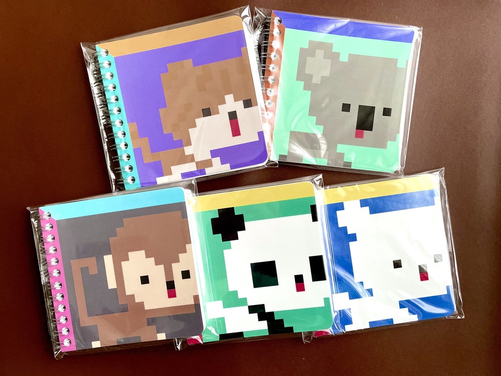 小ぶりサイズが可愛い!どうぶつちゃんメモ帳