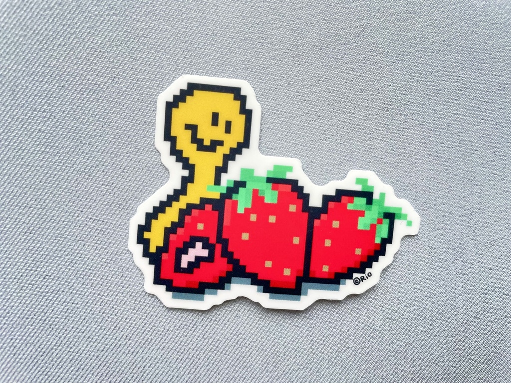 夢のカタチは いちご ダイカットシール