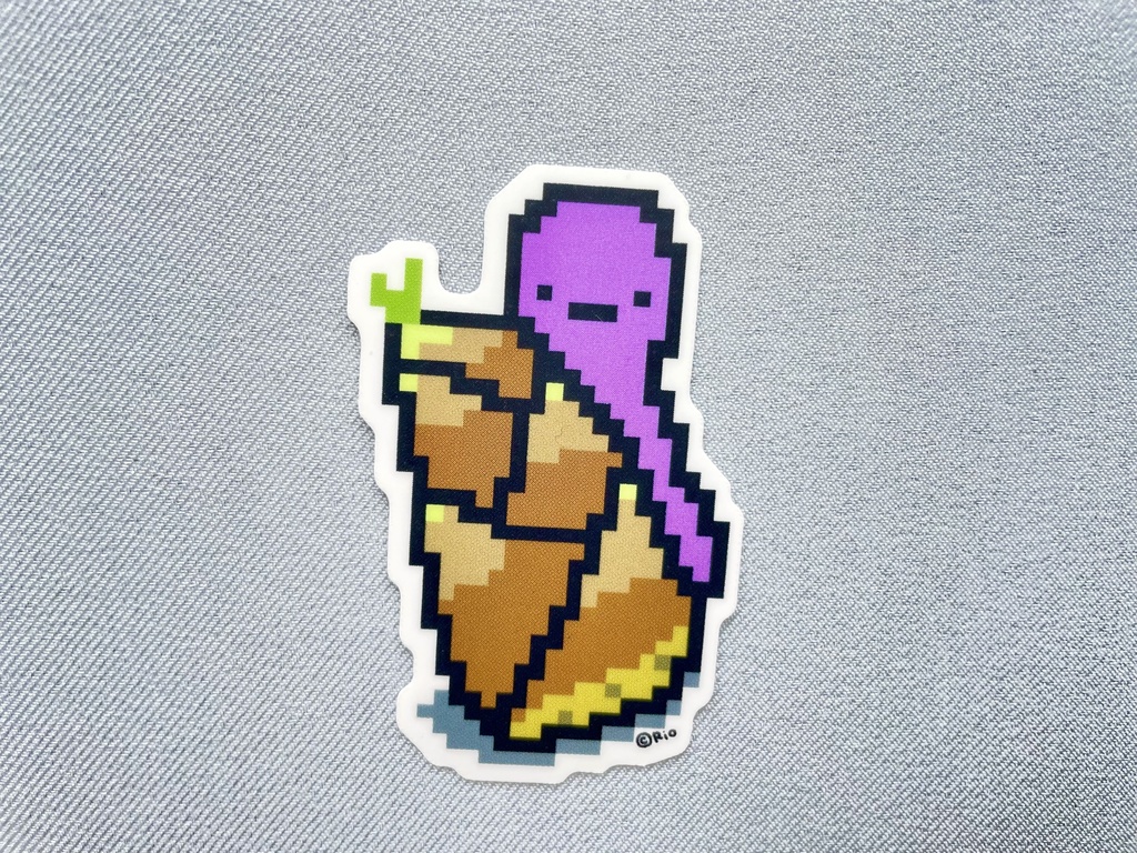 夢のカタチは たけのこ ダイカットシール