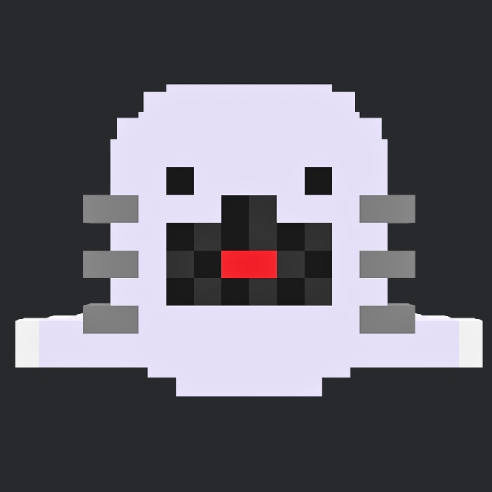 【3Dボクセル・glbデータ】セルフィン