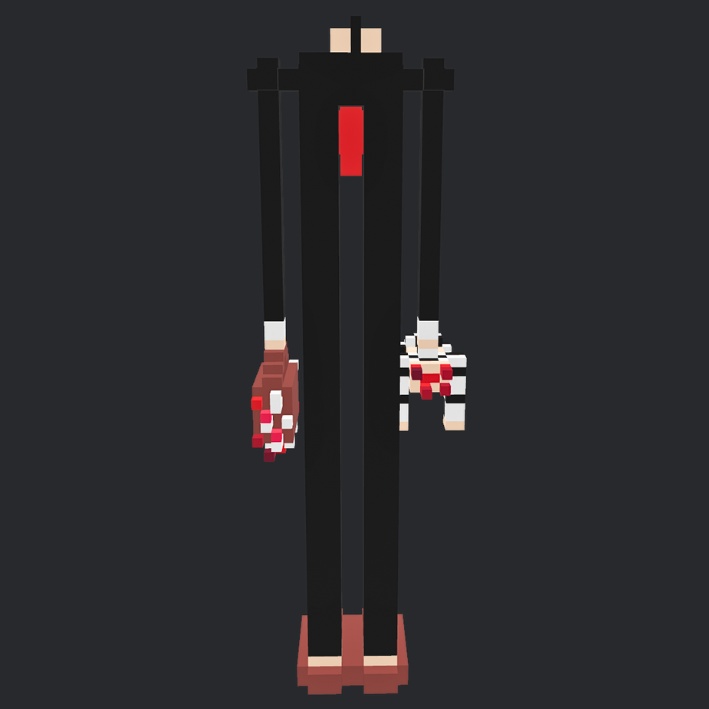 【3Dボクセル・glbデータ】No.4444