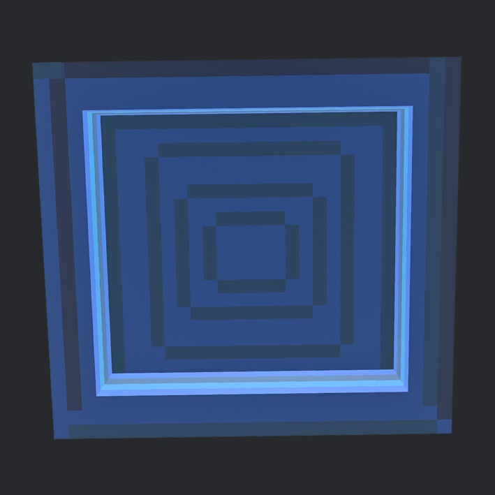 【3Dボクセル・glbデータ】レインベール