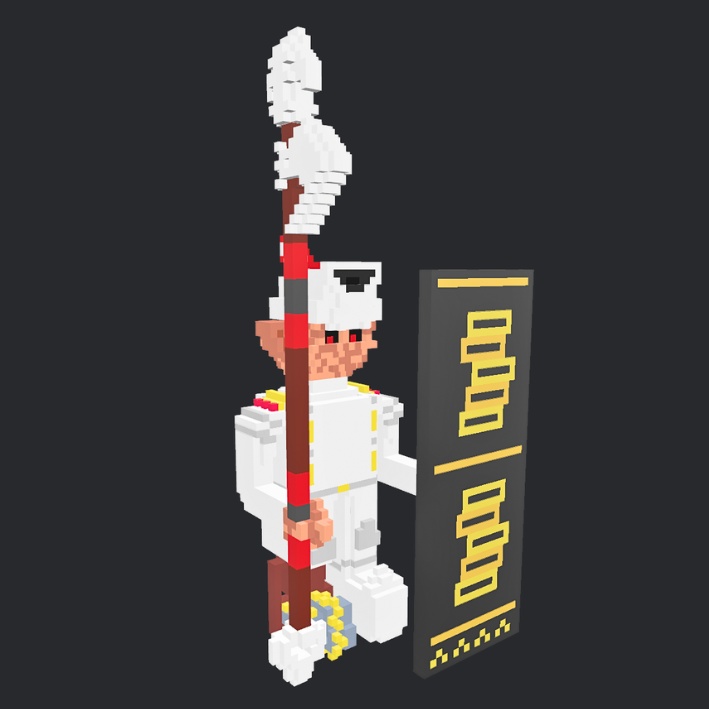 【3Dボクセル・glbデータ】グリムラッチ