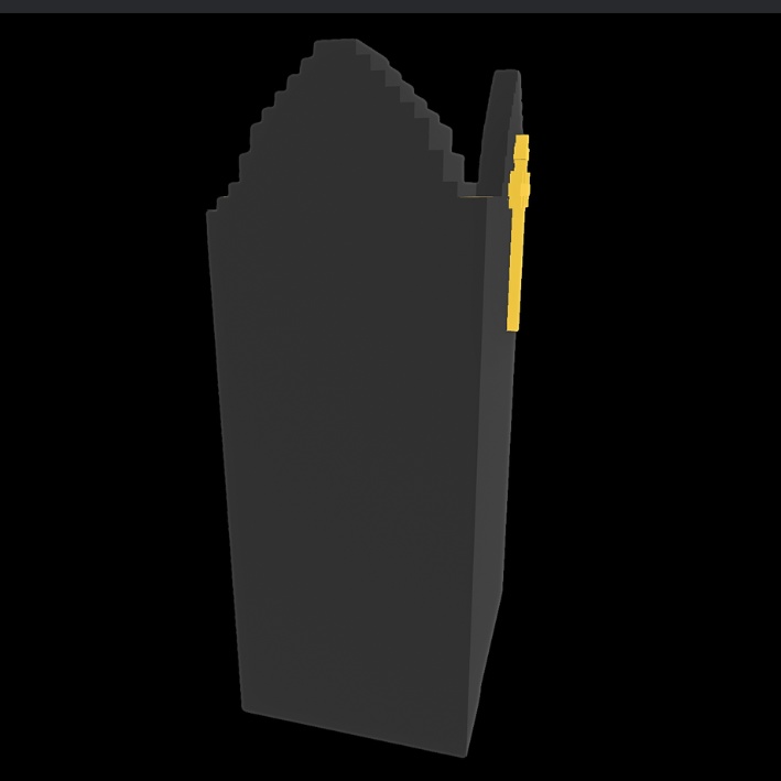 【3Dボクセル・glbデータ】ポイズンケース